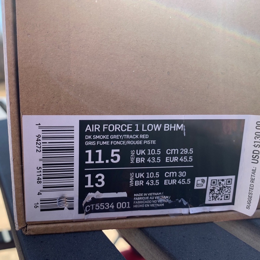 NIKE BHM SIZE 11.5 - Picture 2 of 4